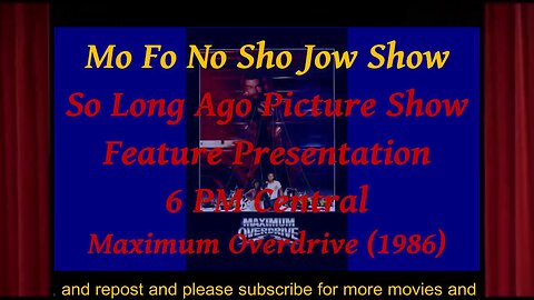 DAD - Mo Fo No Sho Jow Show - Double Feature - 01/10