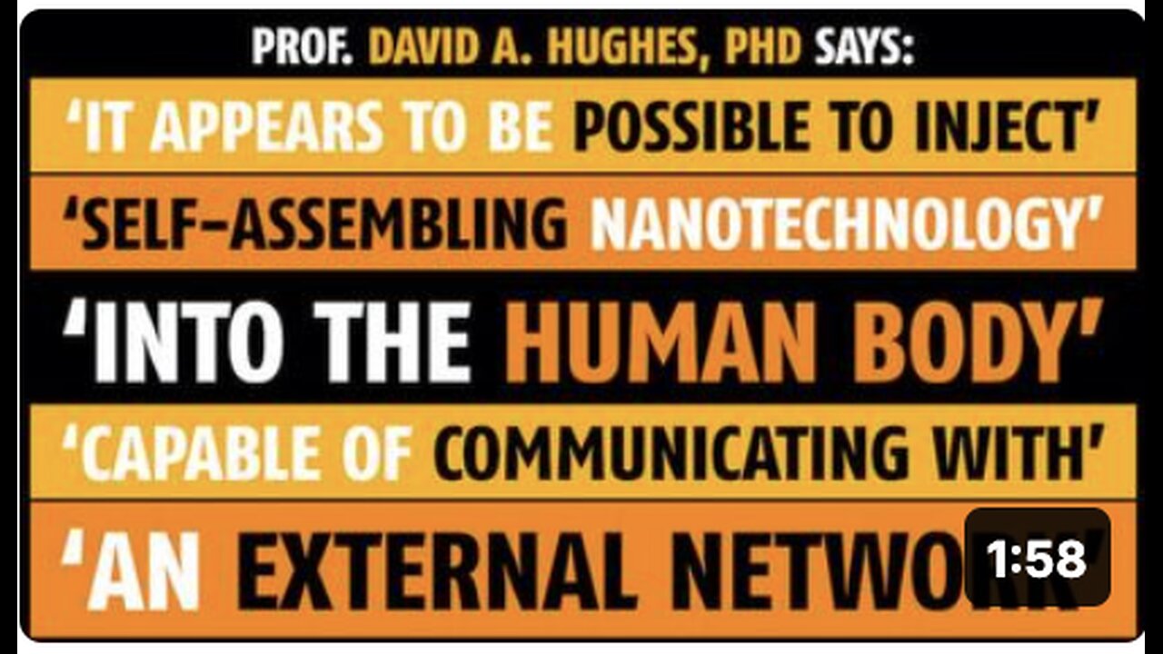 It is possible to inject self-assembling nanotechnology into the body, says Prof David A Hughes, PhD