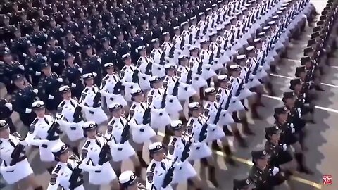 China just posted this with Command & Conquer Red Alert theme music,