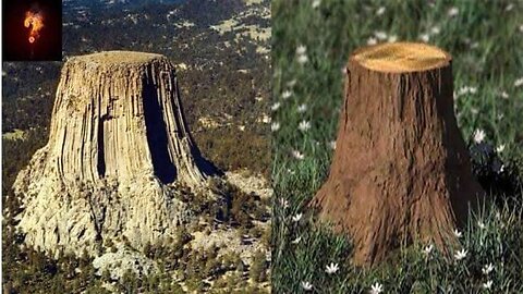 THE DEVIL'S TOWER HAS BEEN SCANNED WITH LIDAR AND APPARENTLY IT IS HOLLOW WITH STRUCTURES INSIDE❗