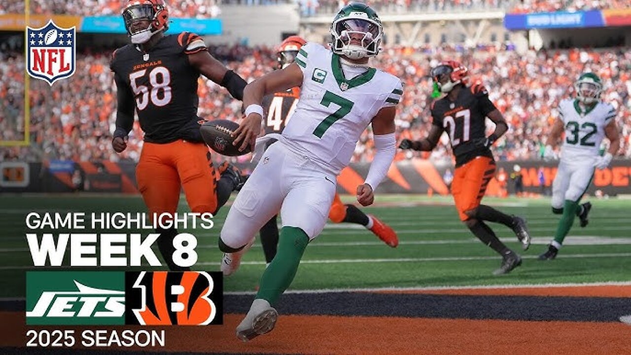 New York jets vs Cincinnati Bengals highlights