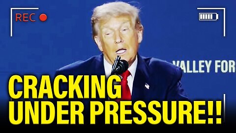 SICKLY Trump CRACKS Under Pressure in DISASTER SPEECH