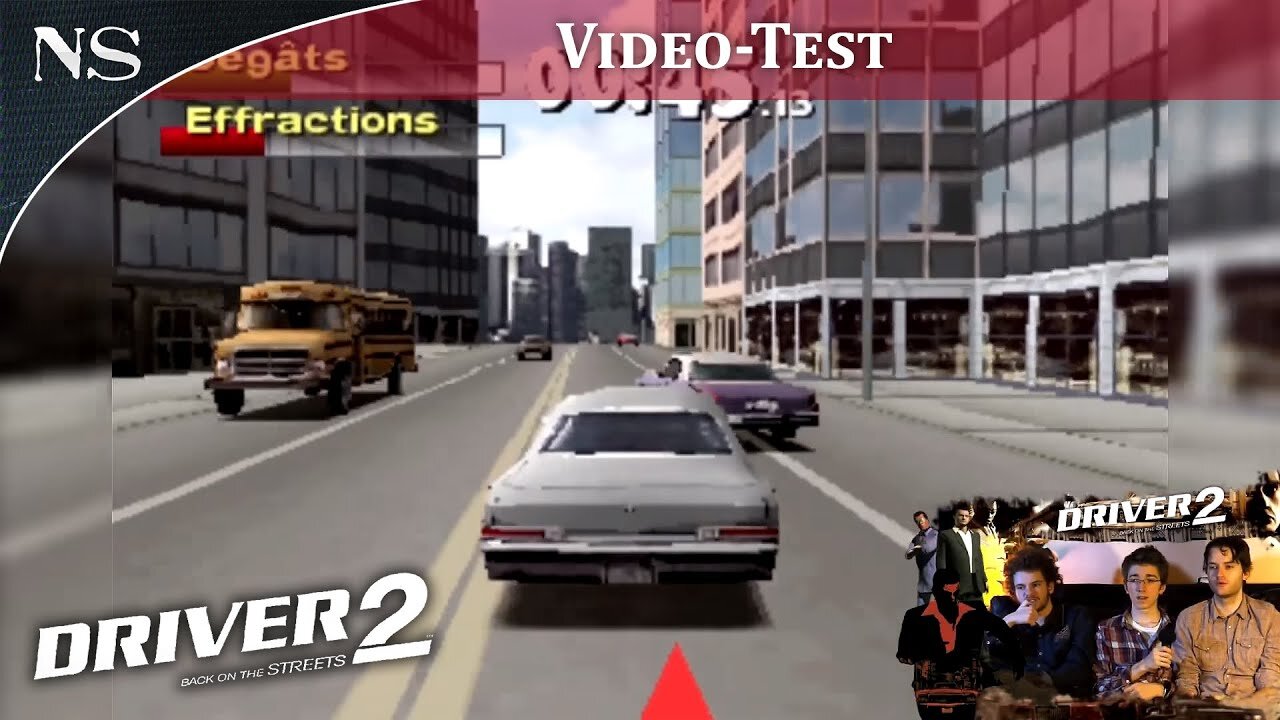 Driver 2: Caine's compound - Drive and walk through walls cheat activated