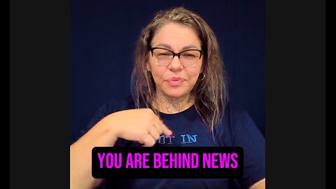 🚨Your Problems Are Your Problems & You Are Behind On News 😱 #ASL #deaf #signlanguage