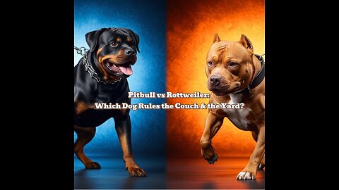 Pitbull vs Rottweiler: Which Dog Rules the Couch & the Yard?