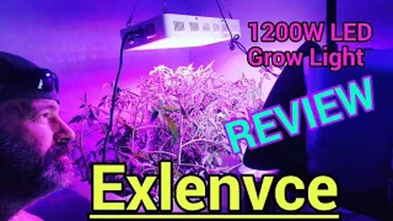 Exlenvce 1200 watt LED grow light review