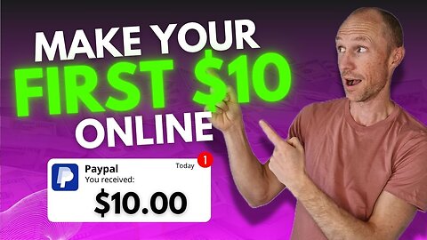 Quick $10 Challenge - How to Make Your First $10 Online as a Beginner (REALISTIC Ways)