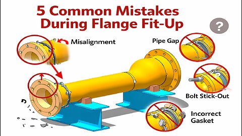 5 Common Mistakes Happen DDuring Flange Fit-up.