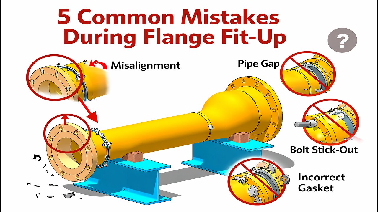 5 Common Mistakes Happen DDuring Flange Fit-up.