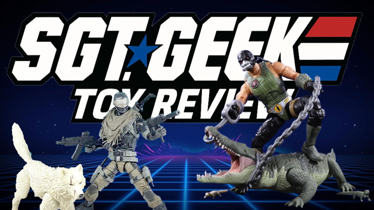 G.I. Joe Snake Eyes with Timber and Croc Master with Fiona