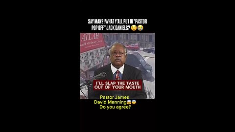 Pastor James David Manning with a word.😱😨😢…Librarians, do yall agree?