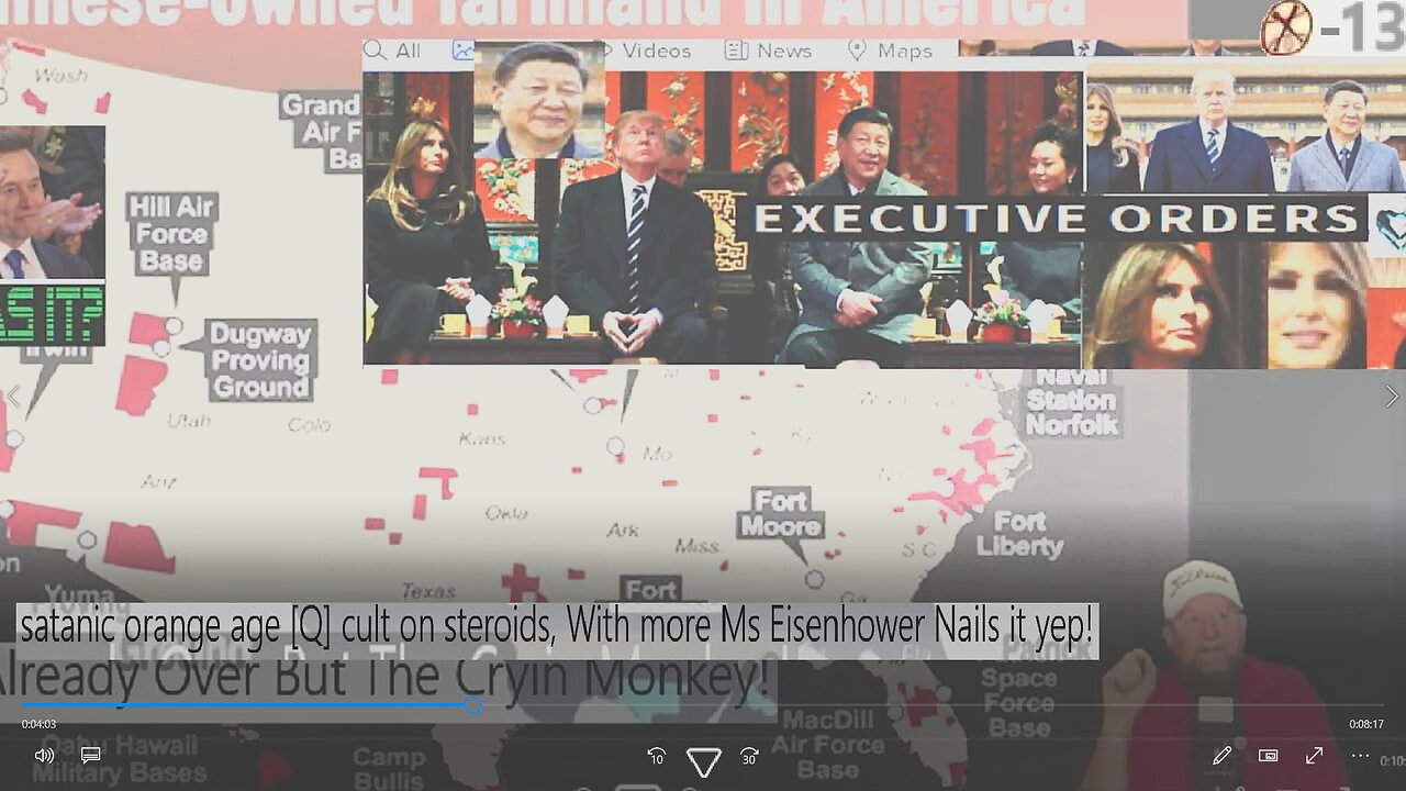 satanic orange age [Q] cult on steroids, With more Ms Eisenhower Nails it yep!