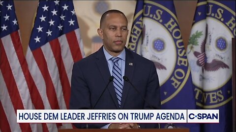 Rep Hakeem Jeffries: We're Focused On Killing The Big Beautiful Bill