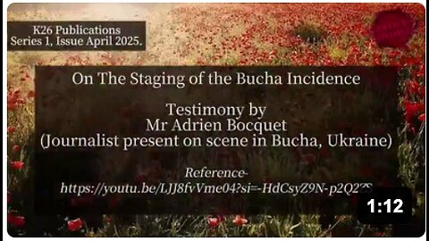 Have you noticed that every time there are peace negotiations there seems to be an ‘atrocity’ committed?