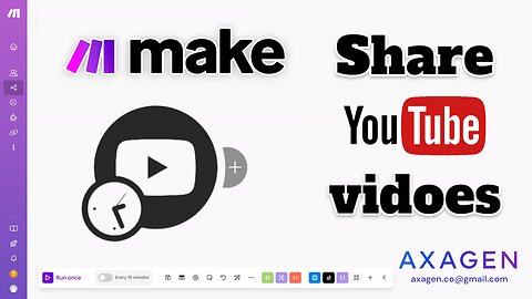 Make.com auto share YT videos to social media
