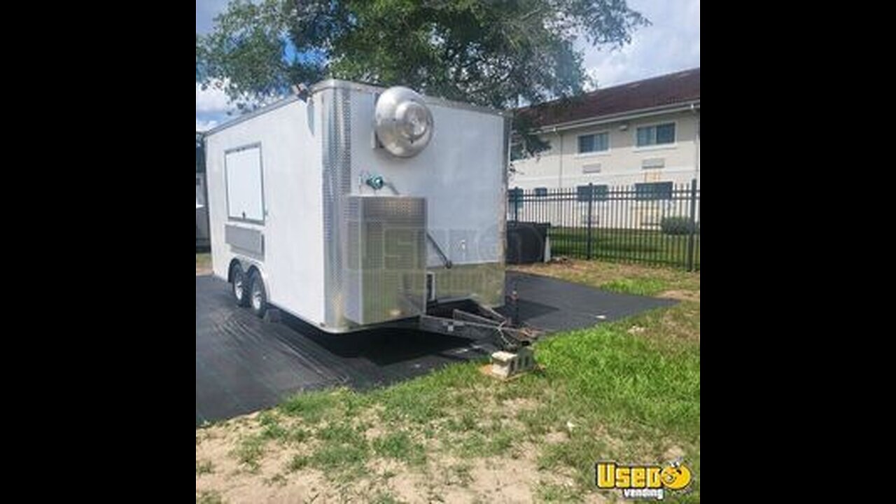 2018 Kitchen Food Concession Trailer with Pro-Fire System for Sale in Florida!