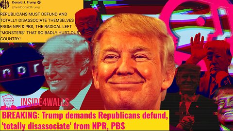 Trump And GOP make Moves To Cut Tax Funding From NPR And PBS As The DOGE Is Sicked On Puppet Media!!