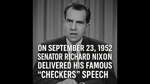 Nixon’s “Checkers” Appeal