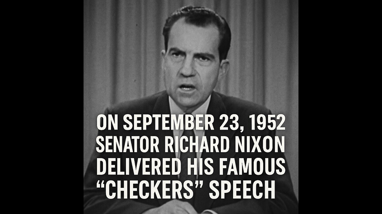 Nixon’s “Checkers” Appeal