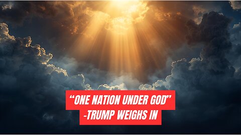 "One Nation Under God" Trump Weighs In (After Show) 