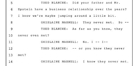 Ghislaine Maxwell Lies Her Head Off in July 2025 Testimony – Video #243