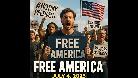 Free America: July 4th Protest.