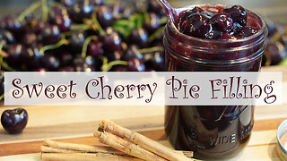 Sweet Cherry Pie Filling Canning Recipe