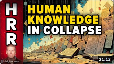 The collapse of HUMAN knowledge is now nearly complete