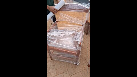 Delivery of rattan armchairs