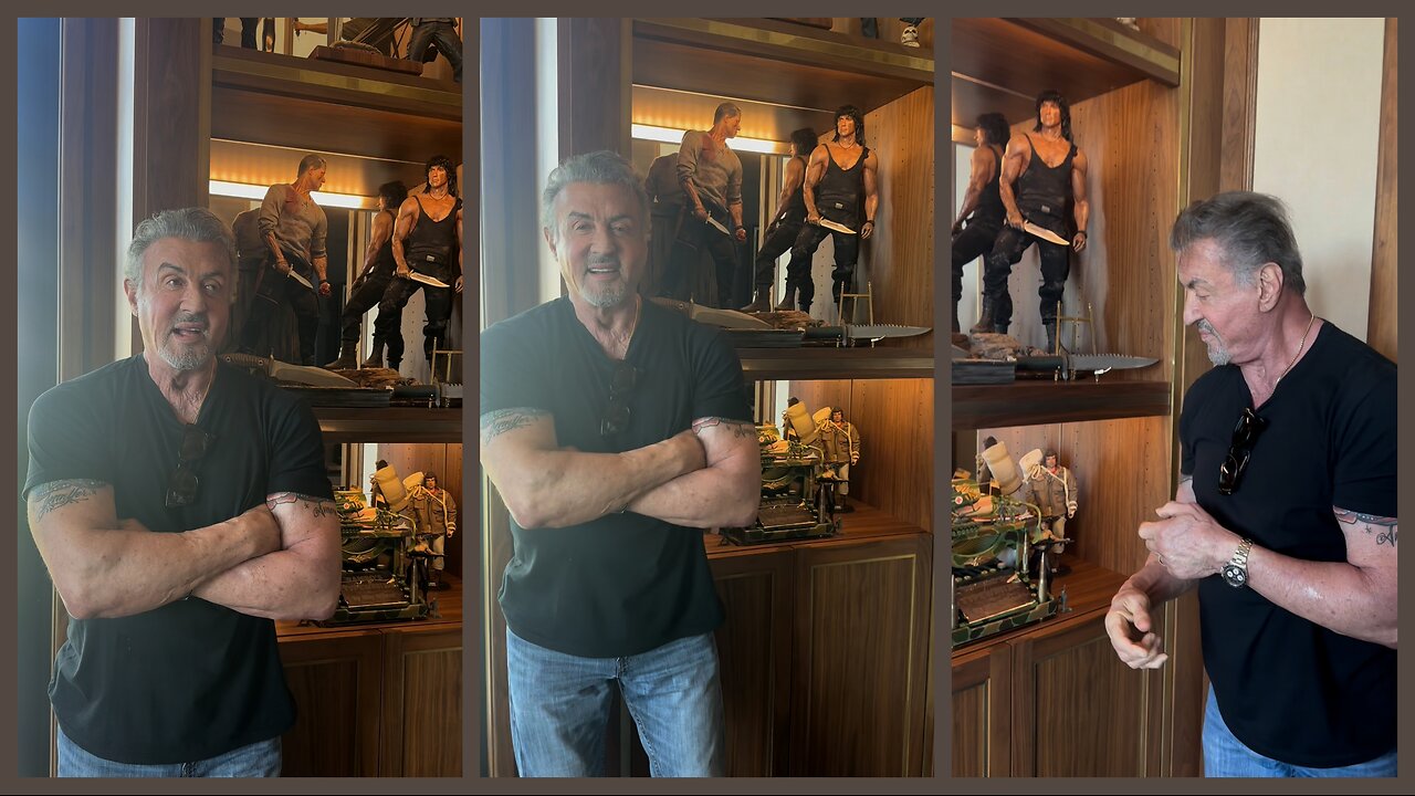 Stallone Receives Iconic Rambo Typewriter from Legend Billy Wilder!