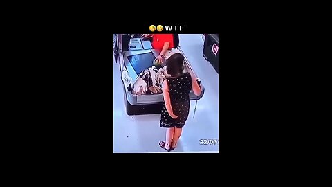 Woman does something gross at the store