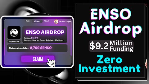 👻 Enso Airdrop Full Guide Free to Join with Raised $9.2 Million || by Perfect Player