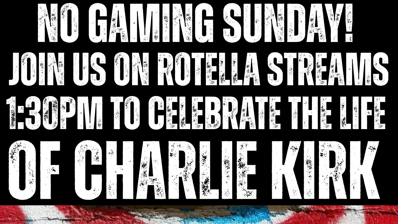 Join us on Rotella Streams at 1:30pm
