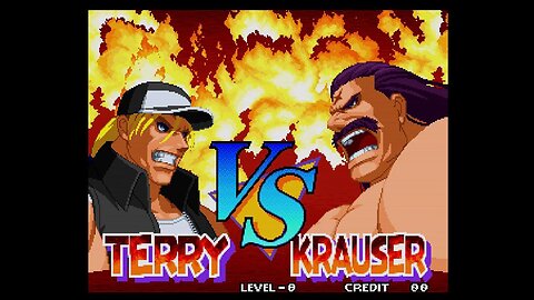 Real Bout Fatal Fury 2 Terry gameplay (Level 8)