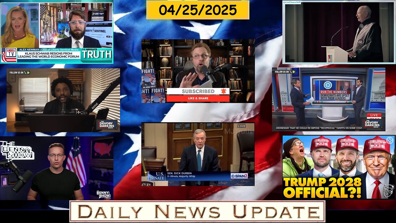 Alex Newman: Schwab, Benny Johnson: PANIC-ATTACK, Devory Darkins: BAD NEWS, Dr Steve: Dem CIVIL WAR | EP1543