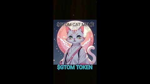MEET MOSHI MOSHI CAT, $GTOM's GIRLFRIEND | $GTOM OFFICIAL MEME TOKEN ON TELEGRAM, PLAY THE GAME..