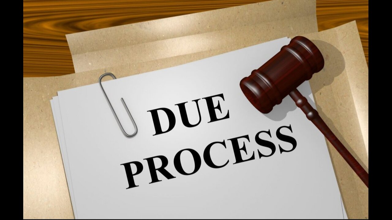 Due Process isn't given to LEGAL CITIZENS!