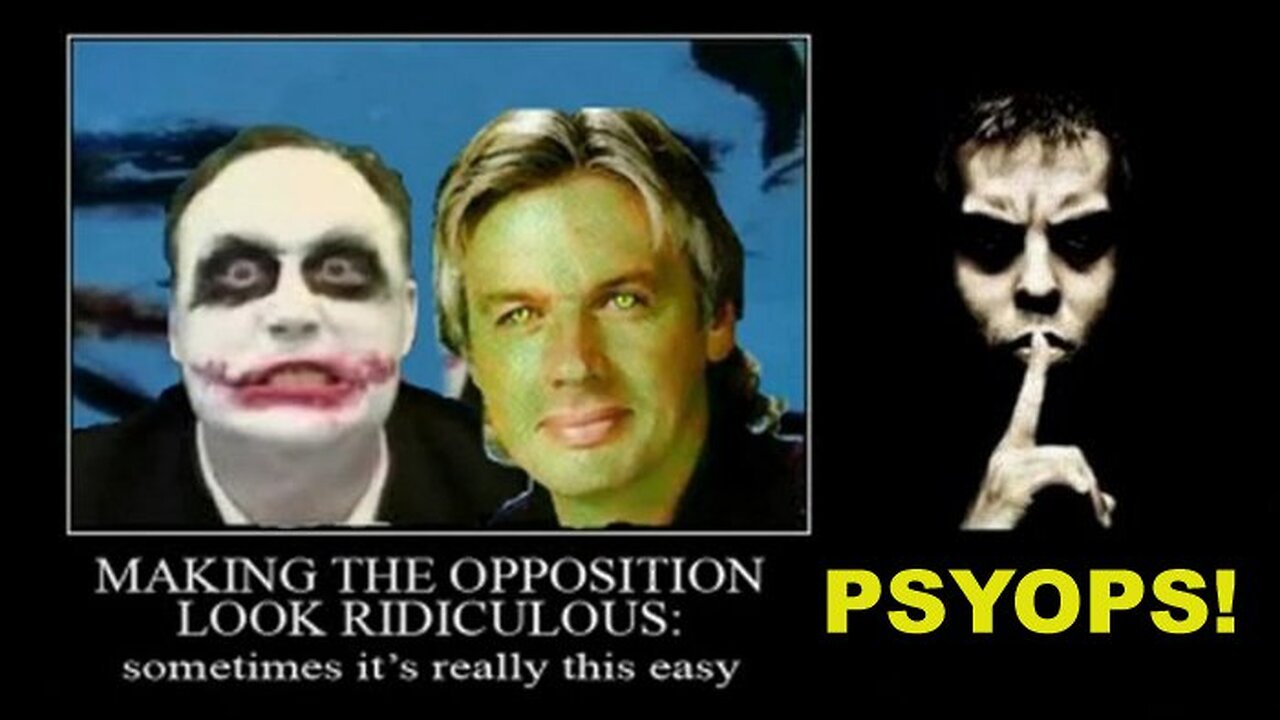 Alex Jones and David Icke Are Also Controlled Opposition Psyop Traitors!