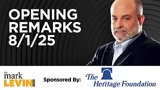 Mark's Opening Remarks - 8/1/25