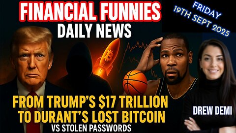 TRUMP'S $17T, KEVIN DURANT'S LOST BITCOIN VS "STOLEN PASSWORDS” WITH DREW DEMI