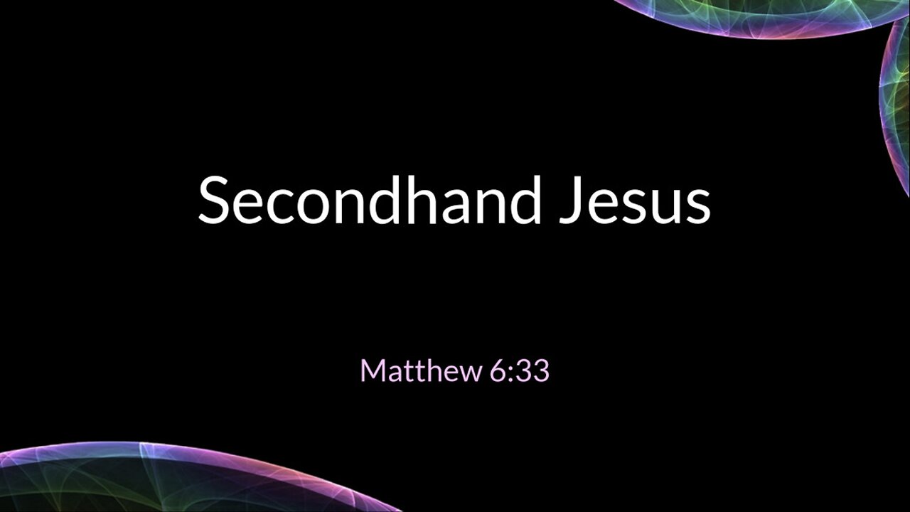 Secondhand Jesus