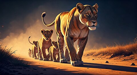 Walking With Lions: A Day In The Life You'll be taken on a breathtaking journey
