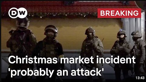 "Car Plowing into Germany's Magdeburg Christmas Market Leaves at Least 11 Dead"
