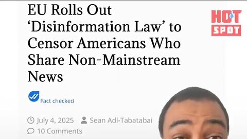 EU is implementing a censorship law that makes it illegal to question the official narrative