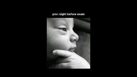 before exam