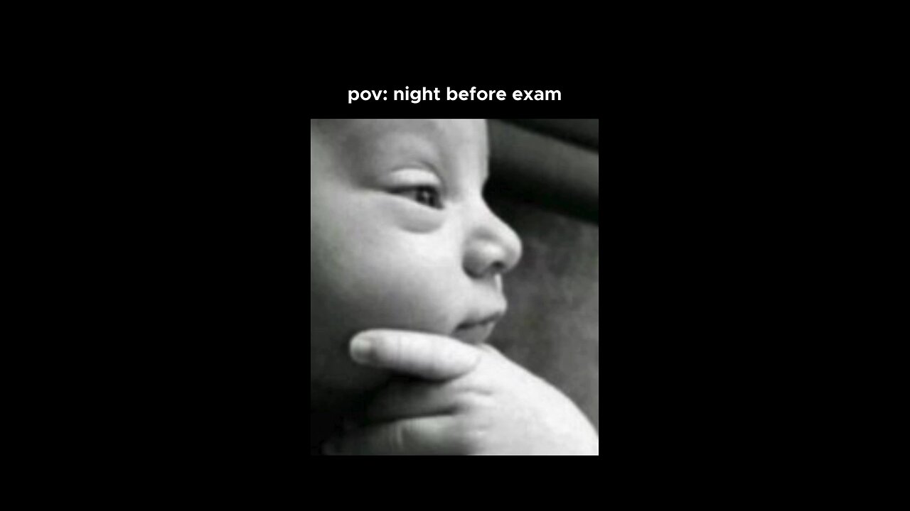 before exam