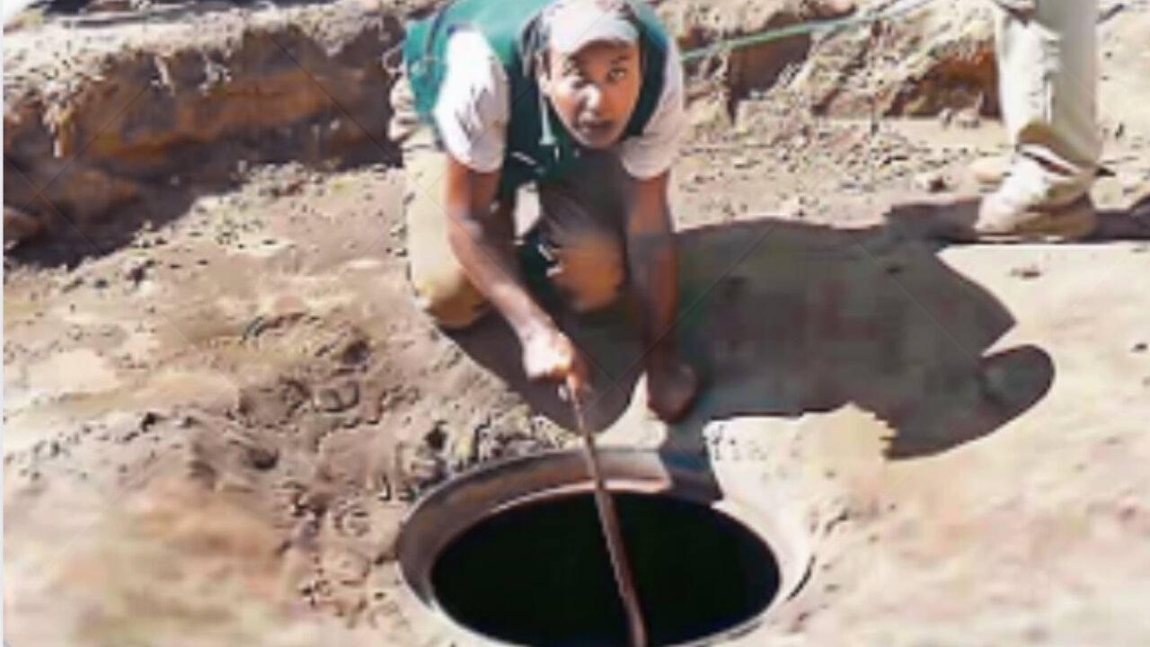 Man Investigates Other Life in the Earth's Core Through a Hole He Digs