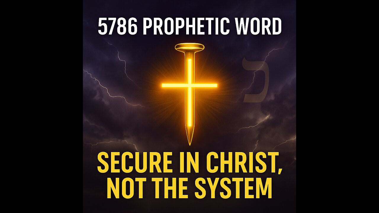 5786 Prophetic Word: Secure in Christ, Not the System (2025–2026 Foresight Key)