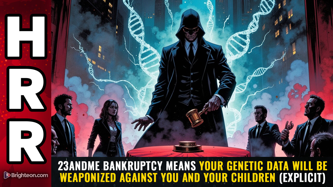 23andMe BANKRUPTCY means your genetic data will be WEAPONIZED against you... (EXPLICIT)