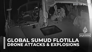 Global Flotilla Attacked by Drones